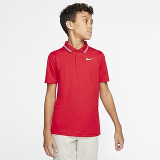 Polo Nike Dri-FIT Victory Golf Baieti Rosii Albi | PJGM-98354